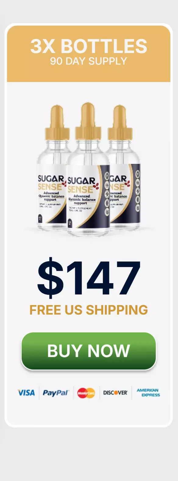 Buy Sugar Sense 3 Bottles